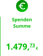 SpendenSumme  1.479,73 €